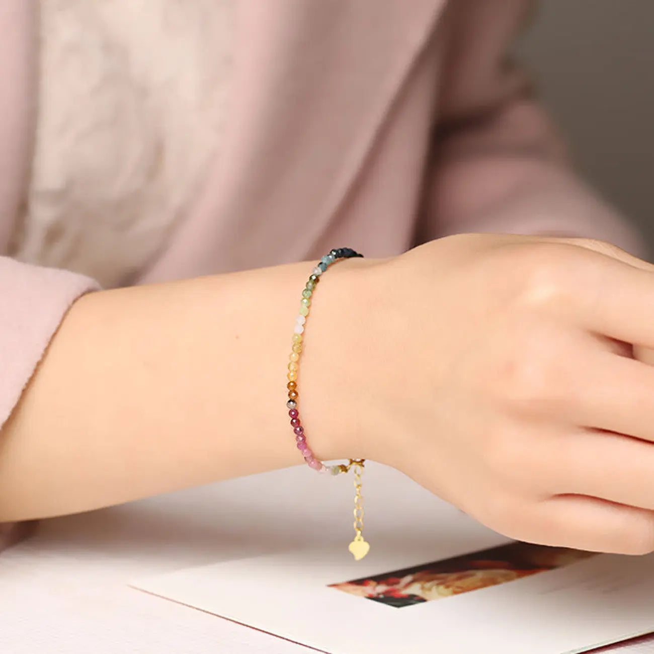 Armband Achat bunt KARMA