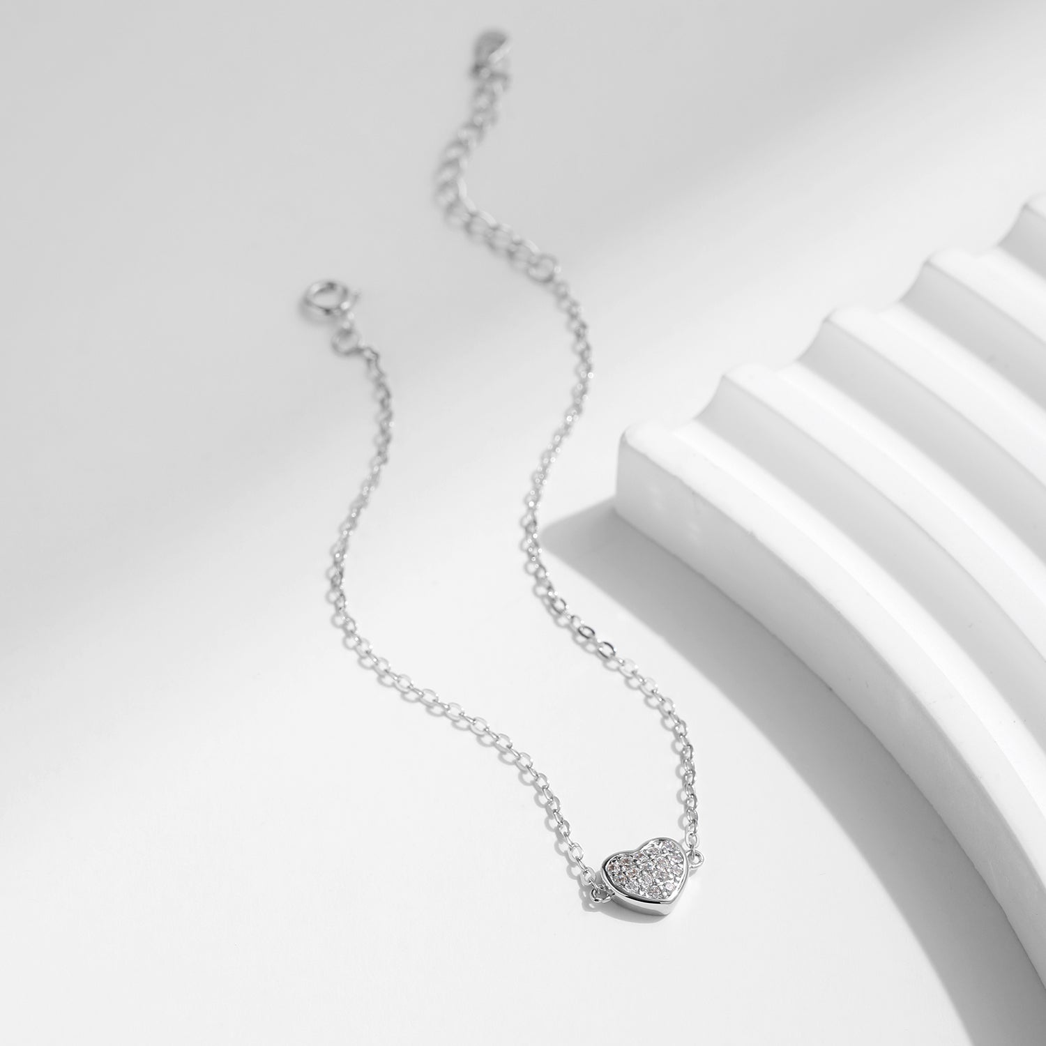 Damenarmband Silber 925 mit Herz KARMA