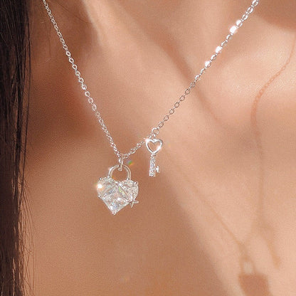 Halskette für Damen Sikber 925 Zirkonia Kristalle KARMA