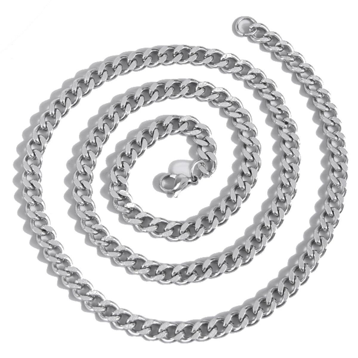 Herrenkette Edelstahl 5 mm 60 cm KARMA