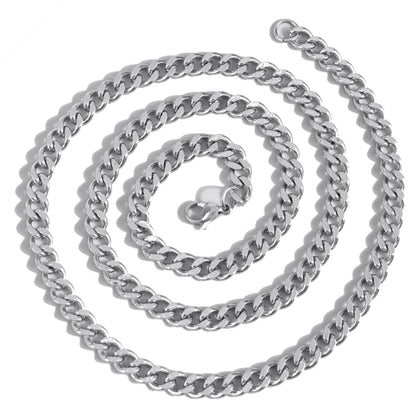 Herrenkette Edelstahl 5 mm 60 cm KARMA