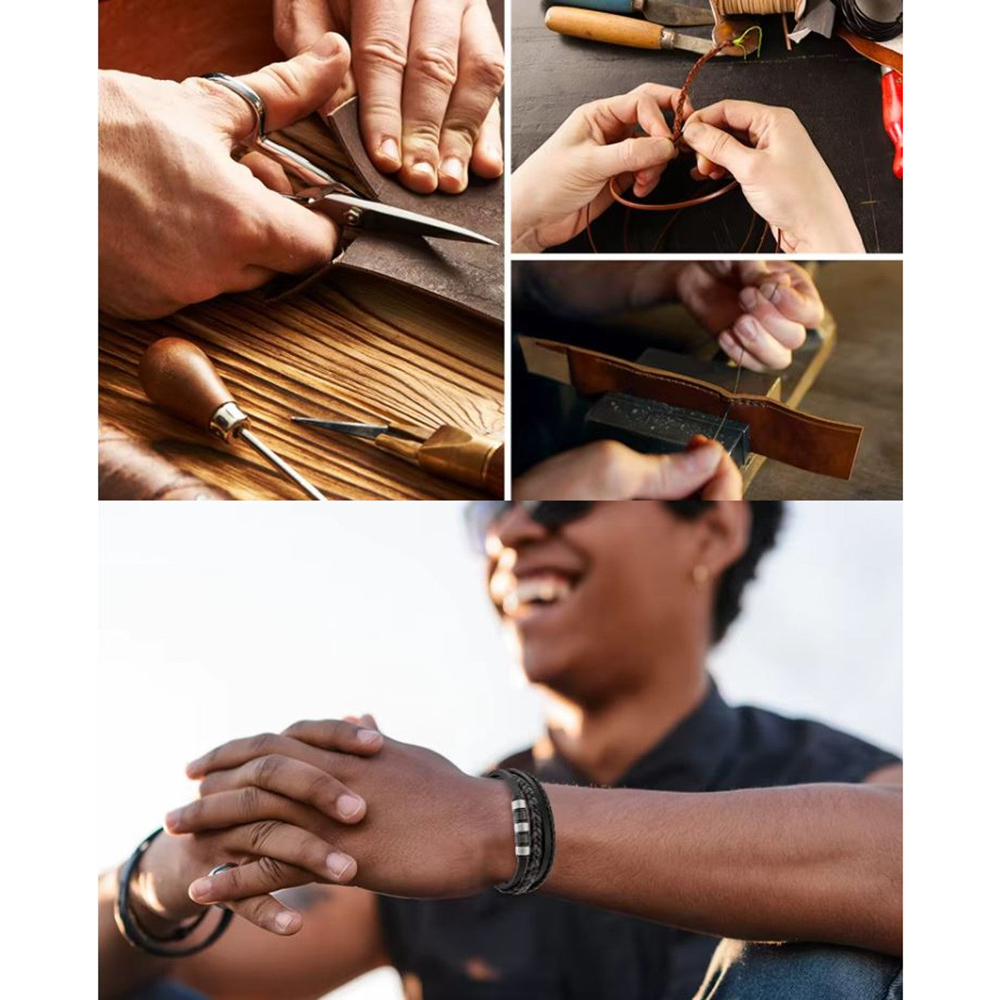 Herrenarmband Schwarz verschiedene Ausführungen KARMA