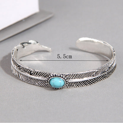 Damen Armreif Altsiler Boho Stil KARMA
