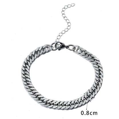 Schmuckset Herren Panzerkette und Armband KARMA