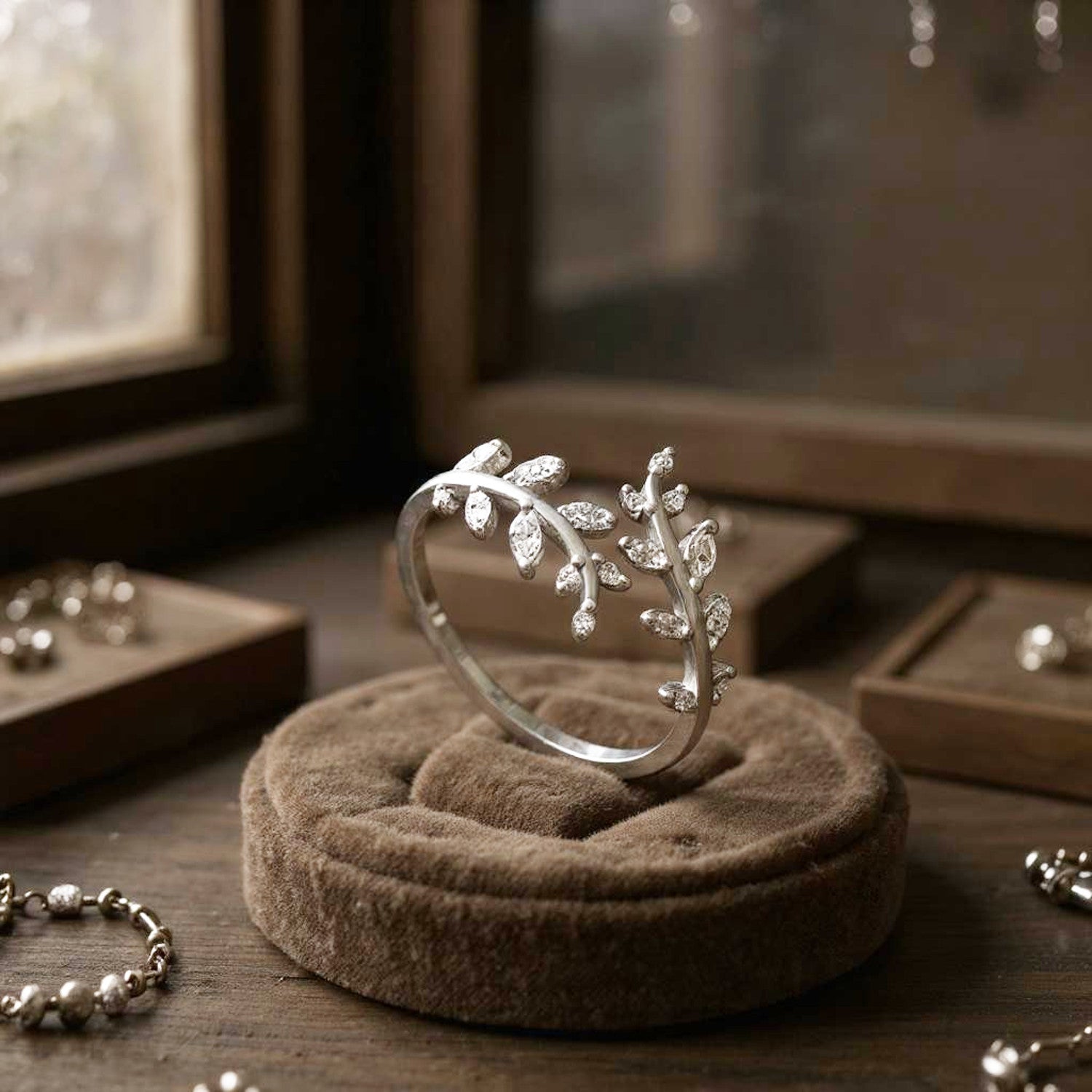 Damenring Offen Sterlingsilber 925 KARMA