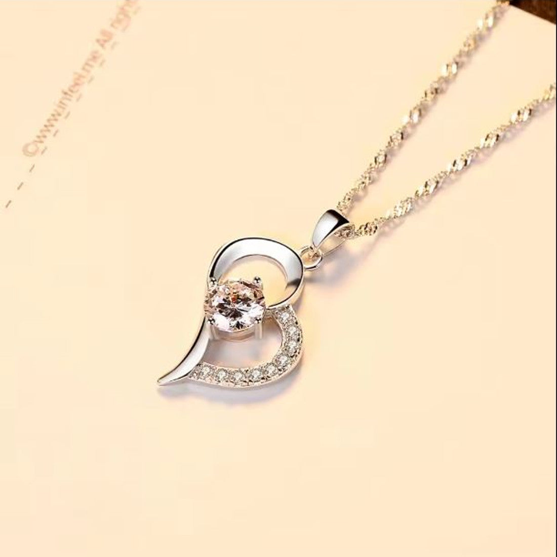 Halskette Herz Silber 925 KARMA
