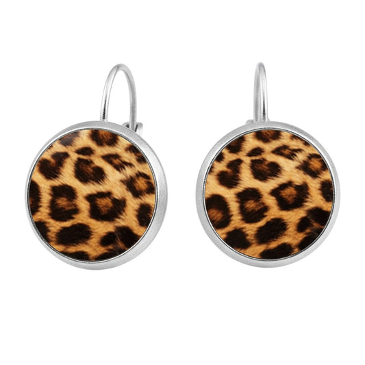 Ohrringe Leo rund Damen 2 cm modern Damenohrringe KARMA