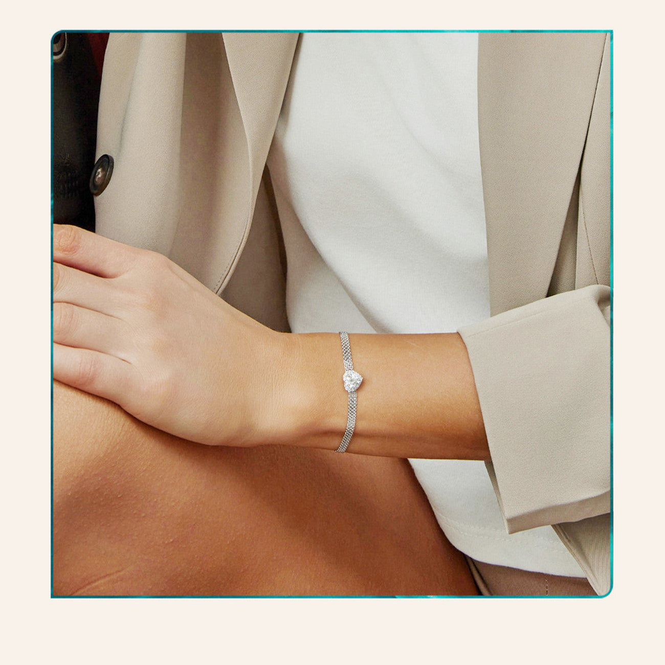 Armband Moissanite Silber925 KARMA