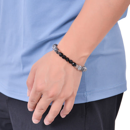 Armband Obsidian Grau Schwarz KARMA