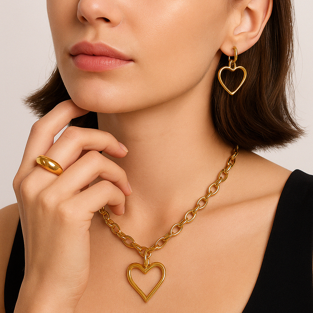 Schmuckset Herz Gold KARMA