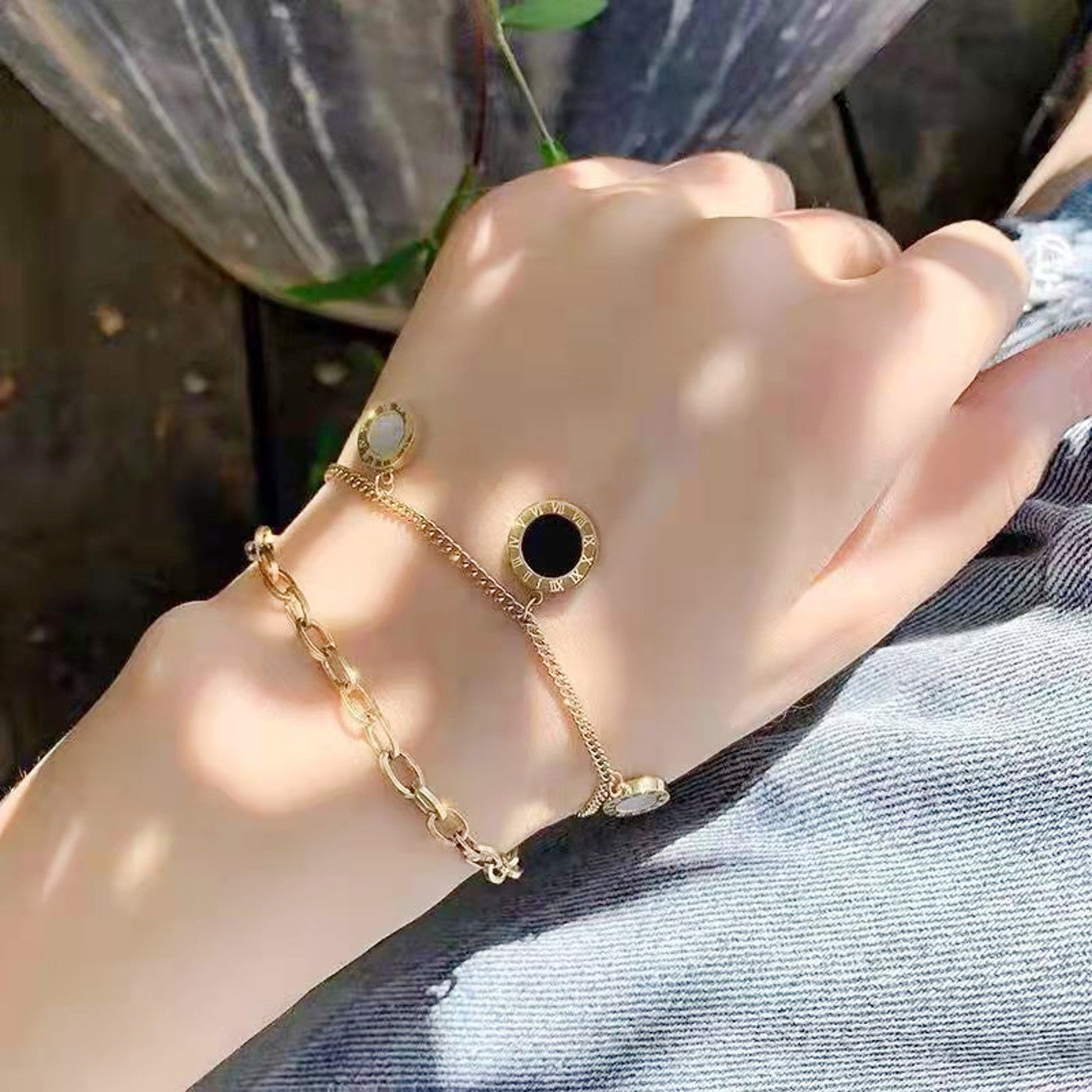 Armband mit Charms Silber oder Silber KARMA