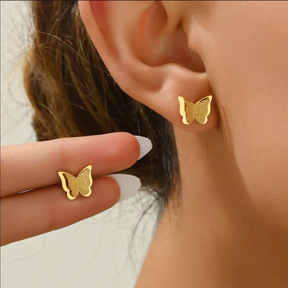 Schmuckset Schmetterlinge Gold od. Silber Karma