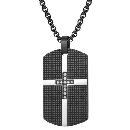 Halskette Edelstahl 60 cm Schwarz Herren Edelstahlkette wasserfest hypoallergen Karma