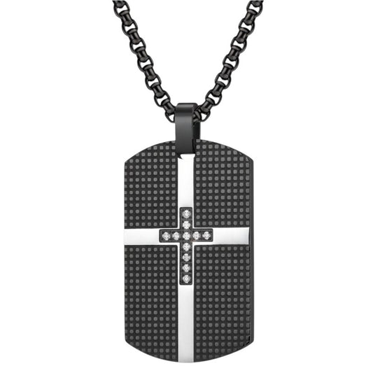 Halskette Edelstahl 60 cm Schwarz Herren Edelstahlkette wasserfest hypoallergen Karma