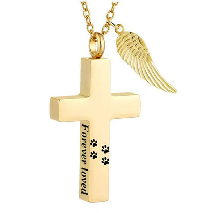 Kette Haustier Edelstahl Silber Schwarz oder Gold Halskette Karma