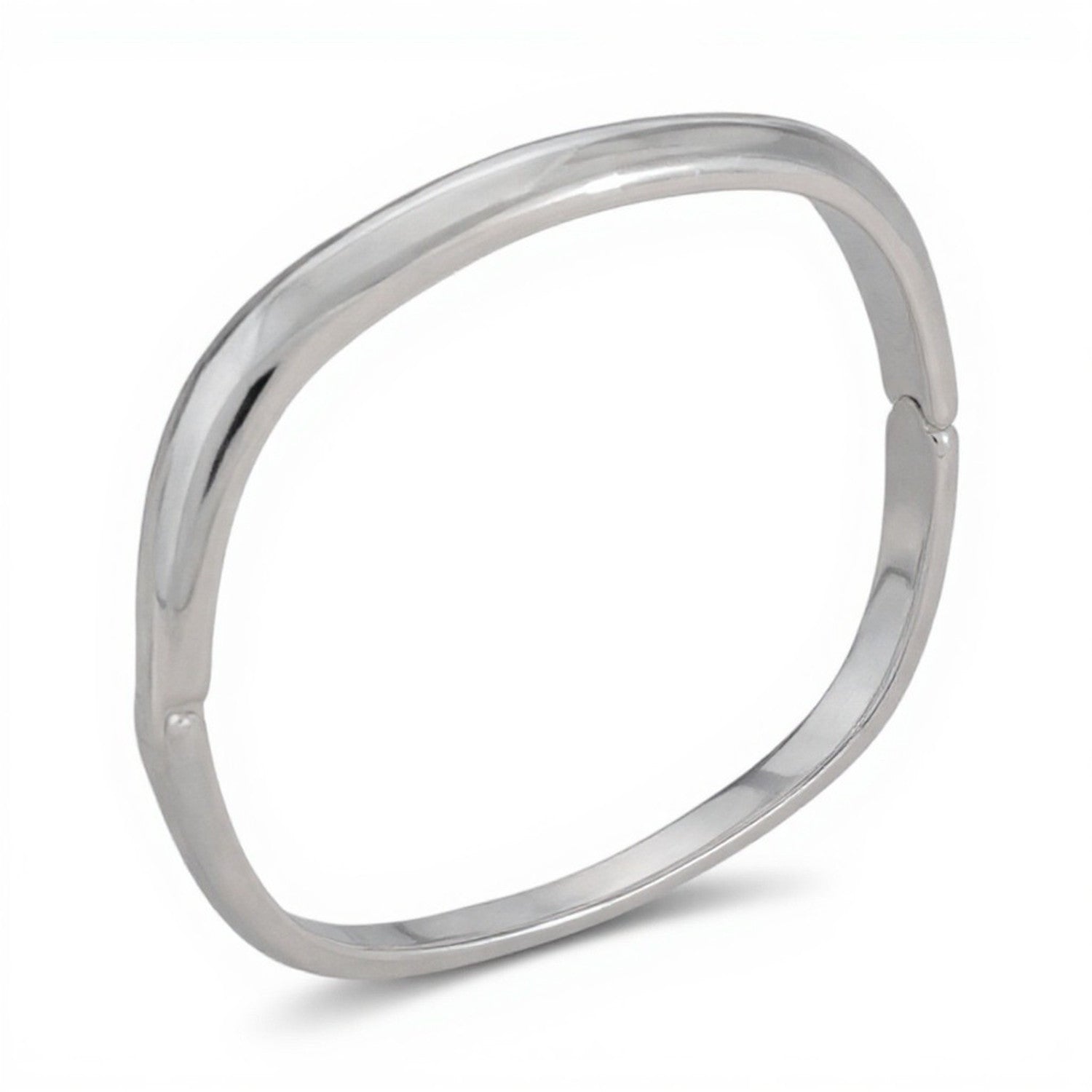 Armreif Damen Silber Edelstahl modern Karma