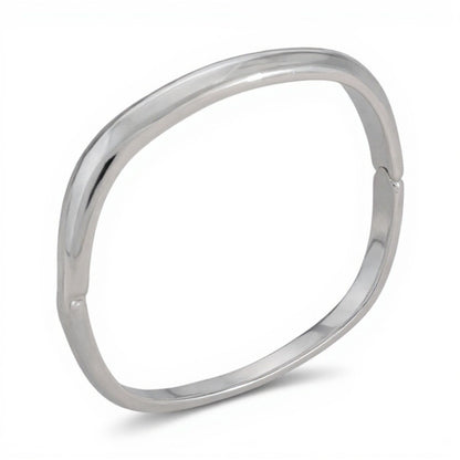 Armreif Damen Silber Edelstahl modern Karma