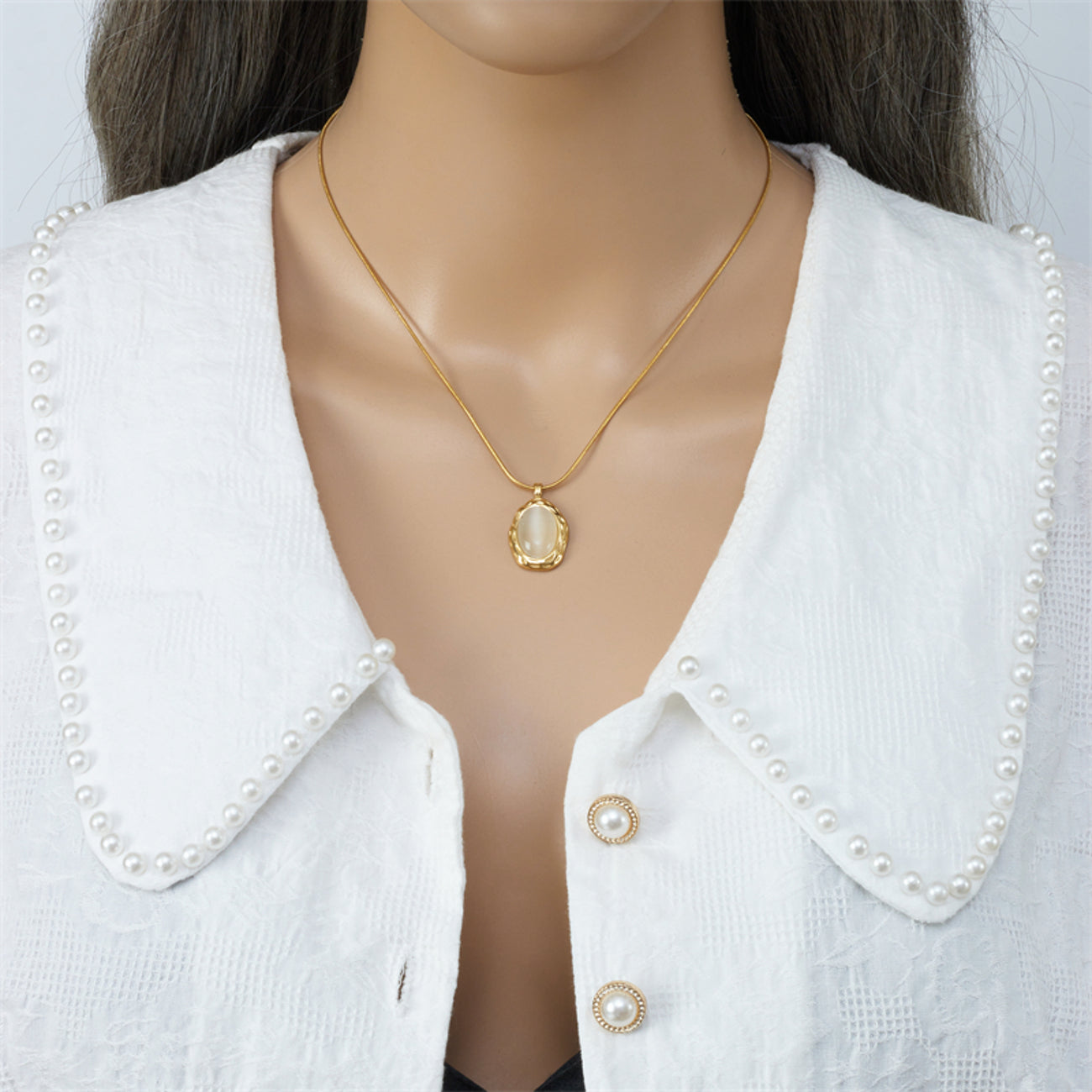 Halskette Gold  mit Medaillon KARMA