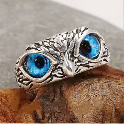 Damenring Silber Eule KARMA