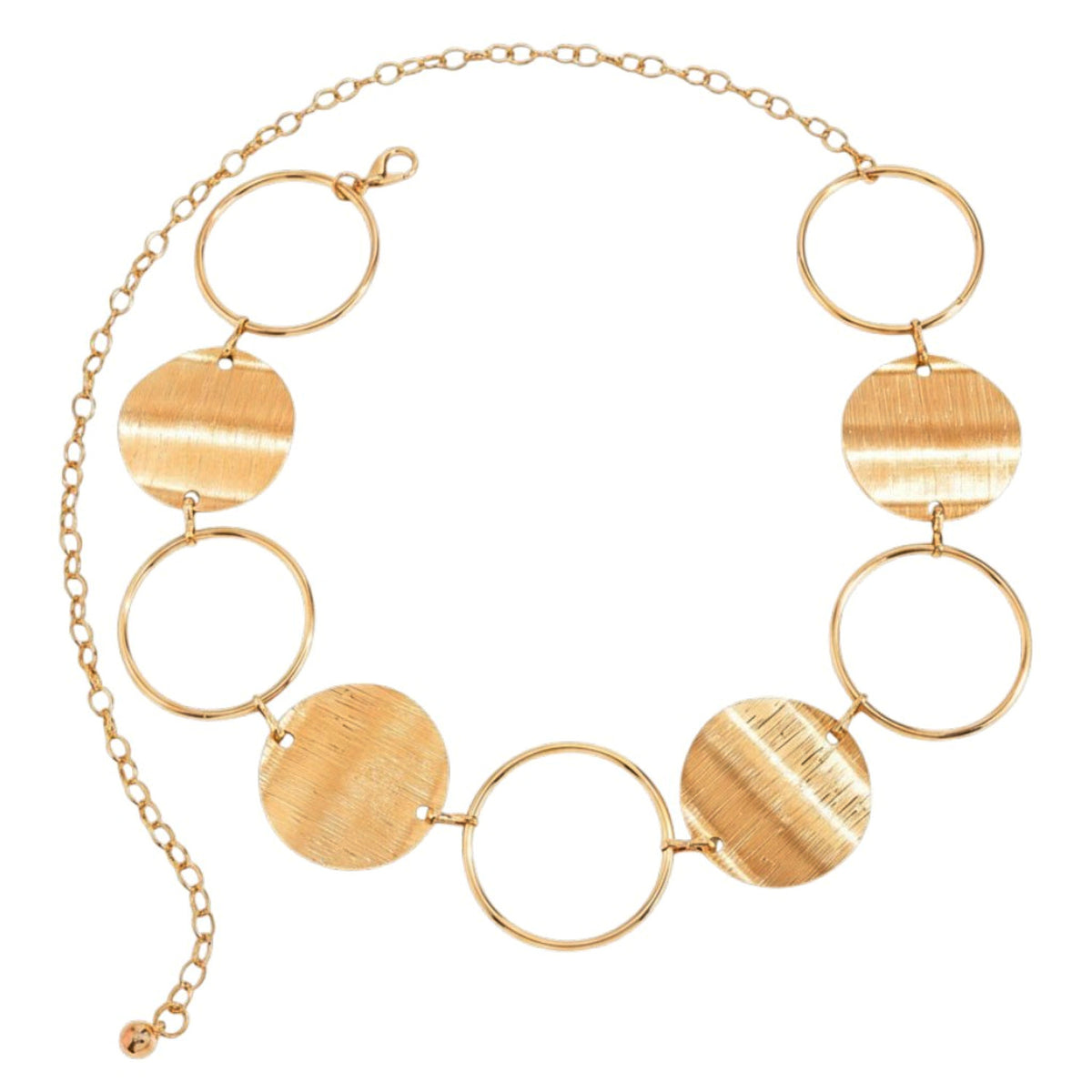 Hüftgürtel Gold 120 cm Gürtel Silber Festival Accessoire KARMA