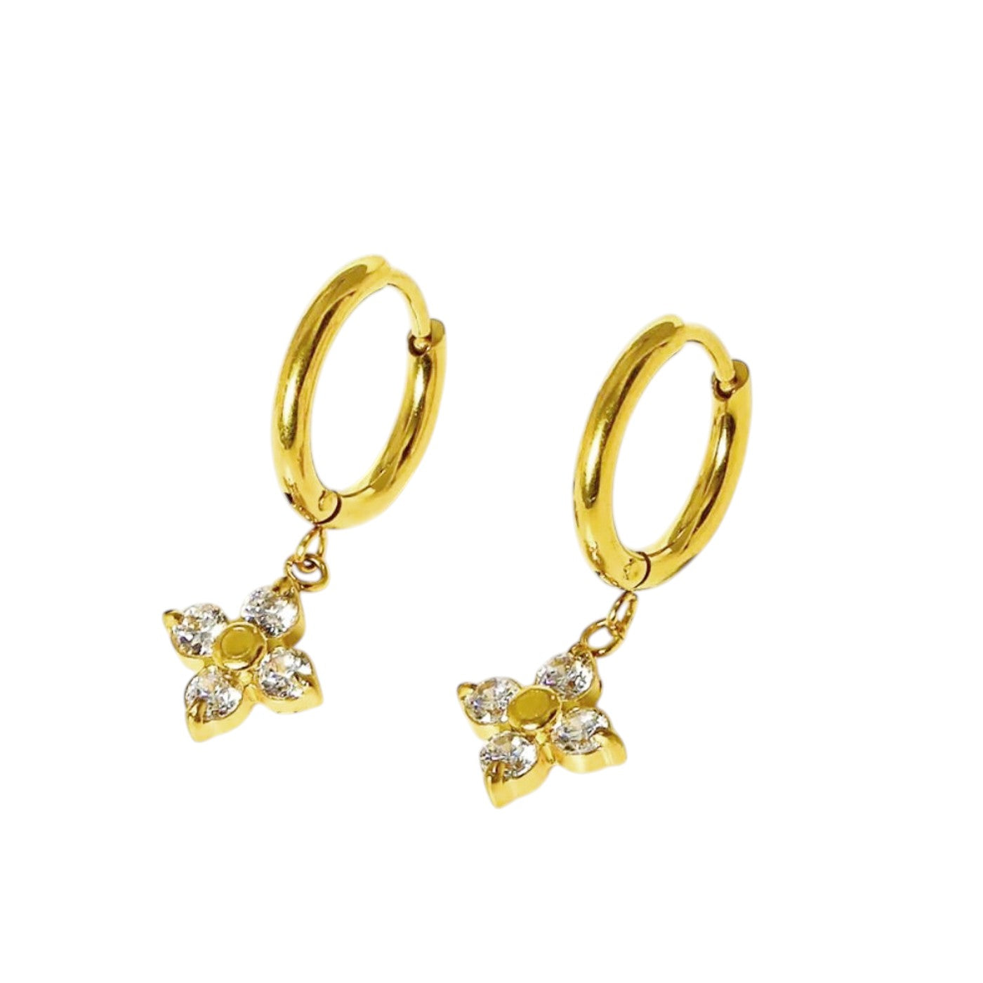 Ohrringe Gold Zirkon KARMA