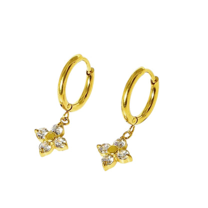 Ohrringe Gold Zirkon KARMA