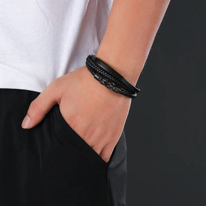 Herrenarmband Schwarz verschiedene Ausführungen KARMA