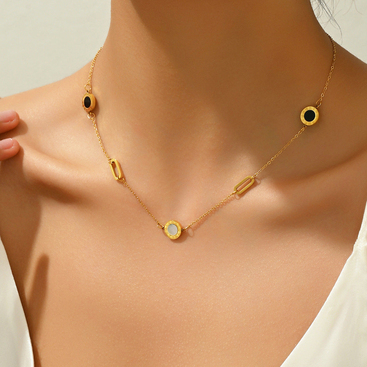 Halskette Gold Edelstahl KARMA