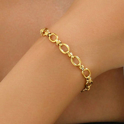 Gliederarmband Damen Silber oder Gold KARMA