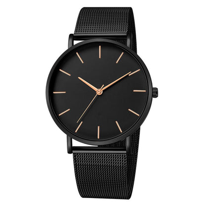 Armbanduhr Herren schwarz Kupfer KARMA