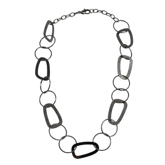 Lange Halskette Damen Schwarz modern 68 cm Damenhalskette Kette KARMA