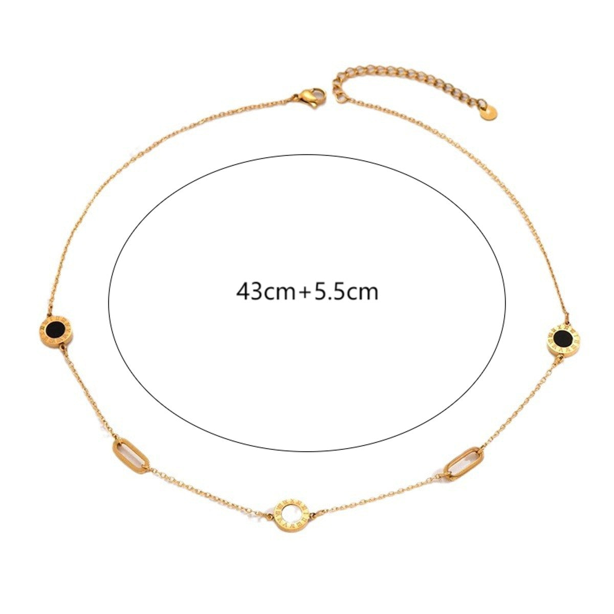Halskette Gold Edelstahl KARMA