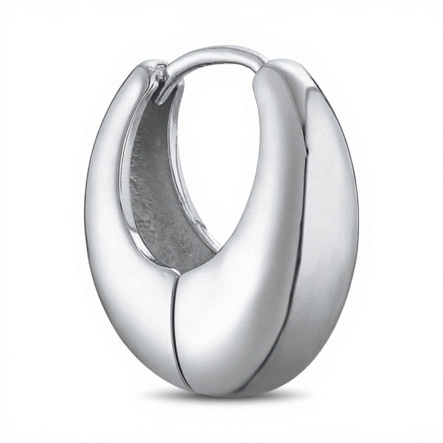 Creolen Ohrringe Damen Silber modern KARMA
