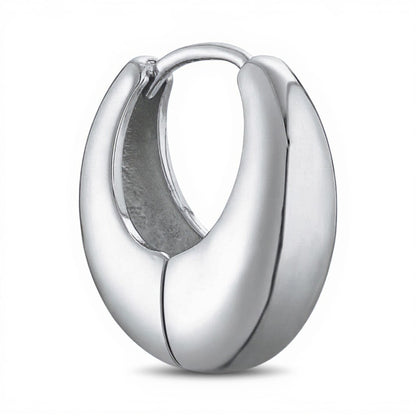 Creolen Ohrringe Damen Silber modern KARMA
