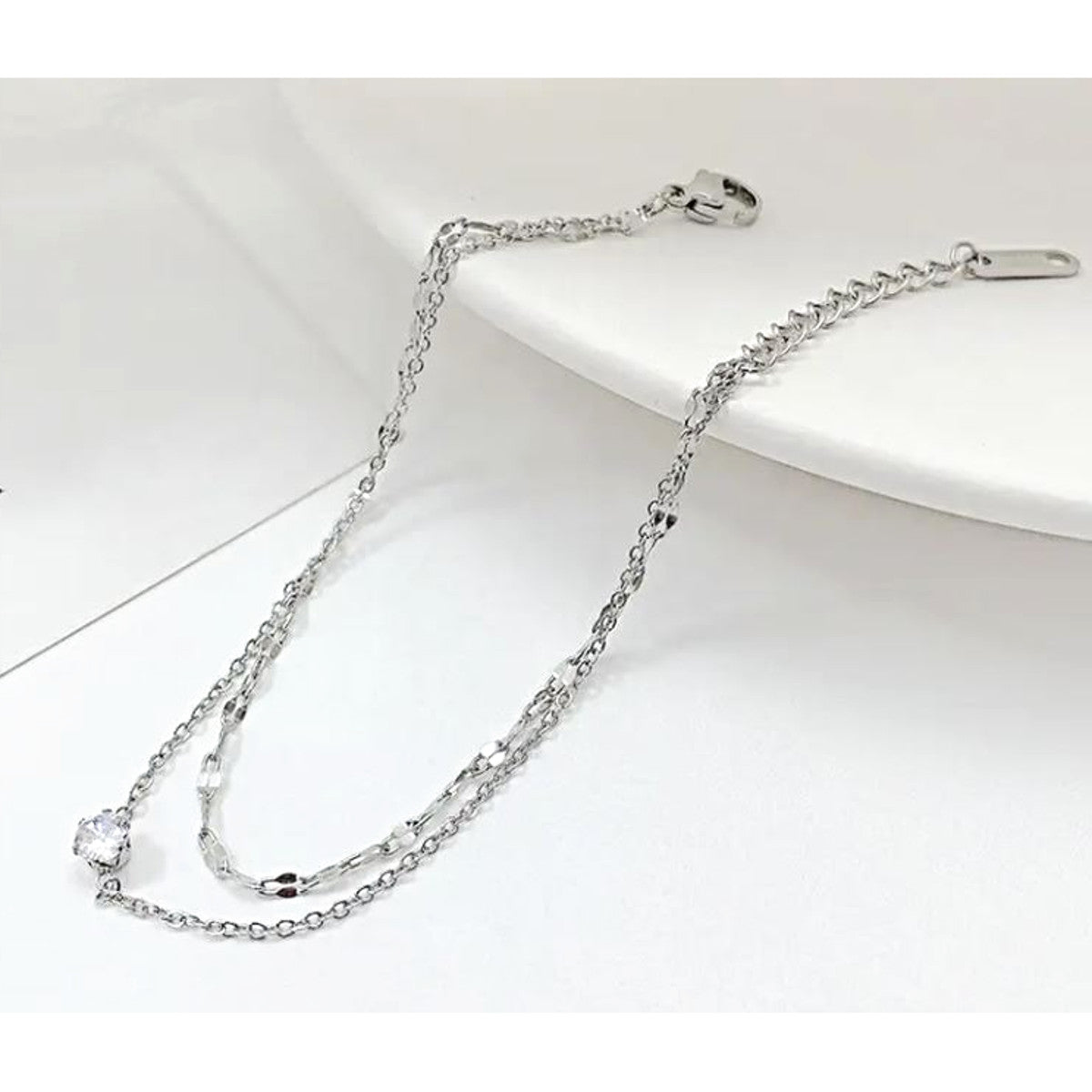 Filigranes Armband mit Zirkon KARMA