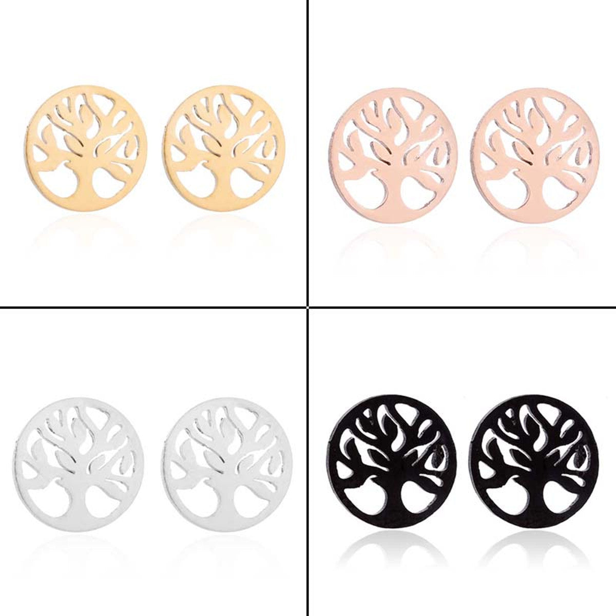 Ohrstecker Lebensbaum vers. Farben KARMA