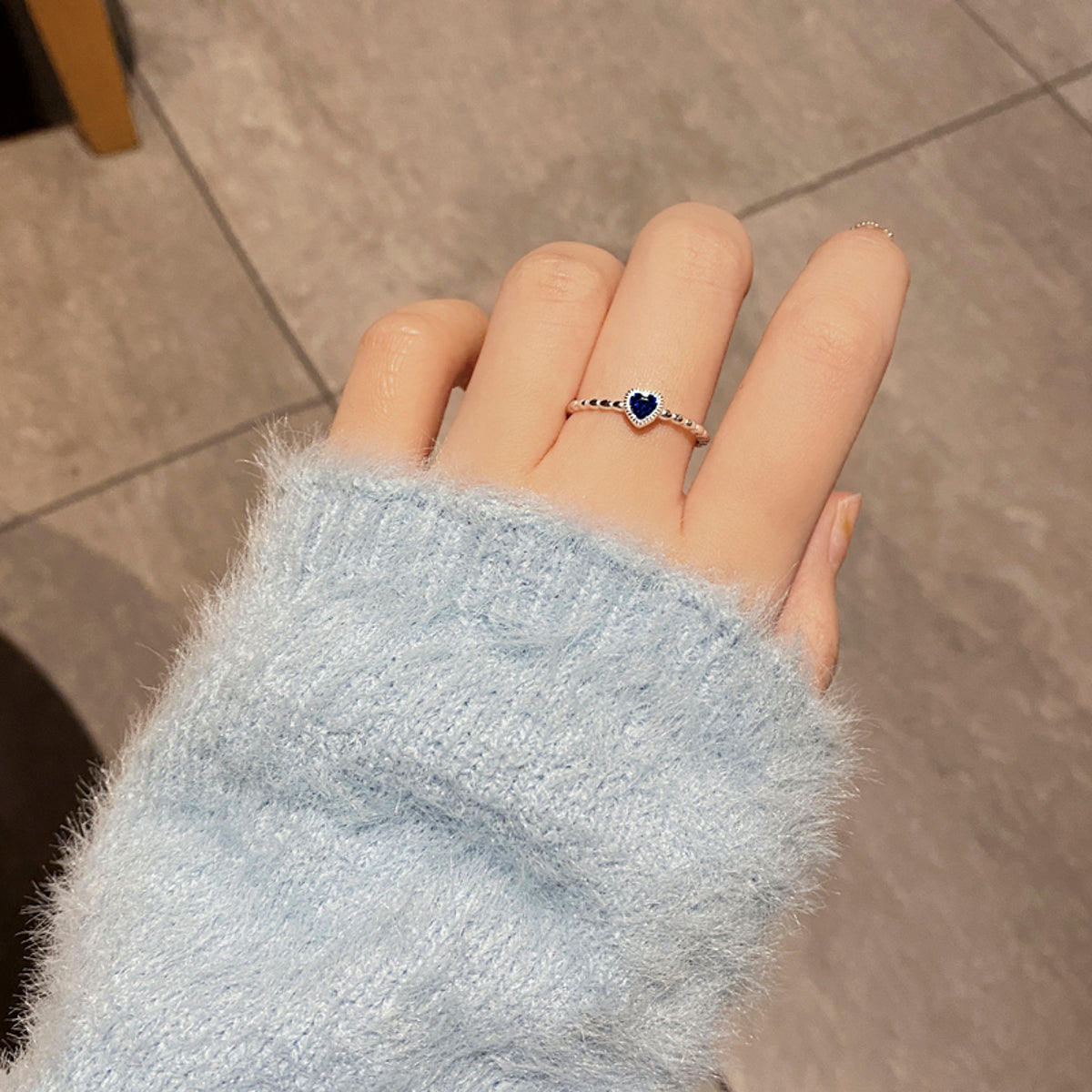 Damenring Heart Silber 925 Karma