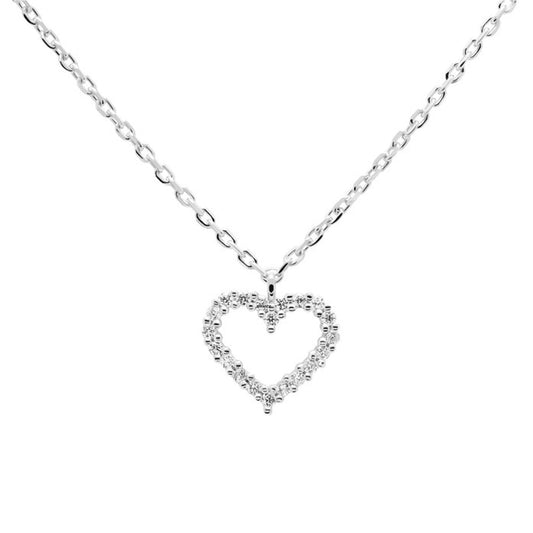 Halskette Damen mit Herzanhänger Silber 925 KARMA