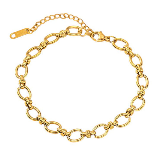Gliederarmband Damen Silber oder Gold KARMA