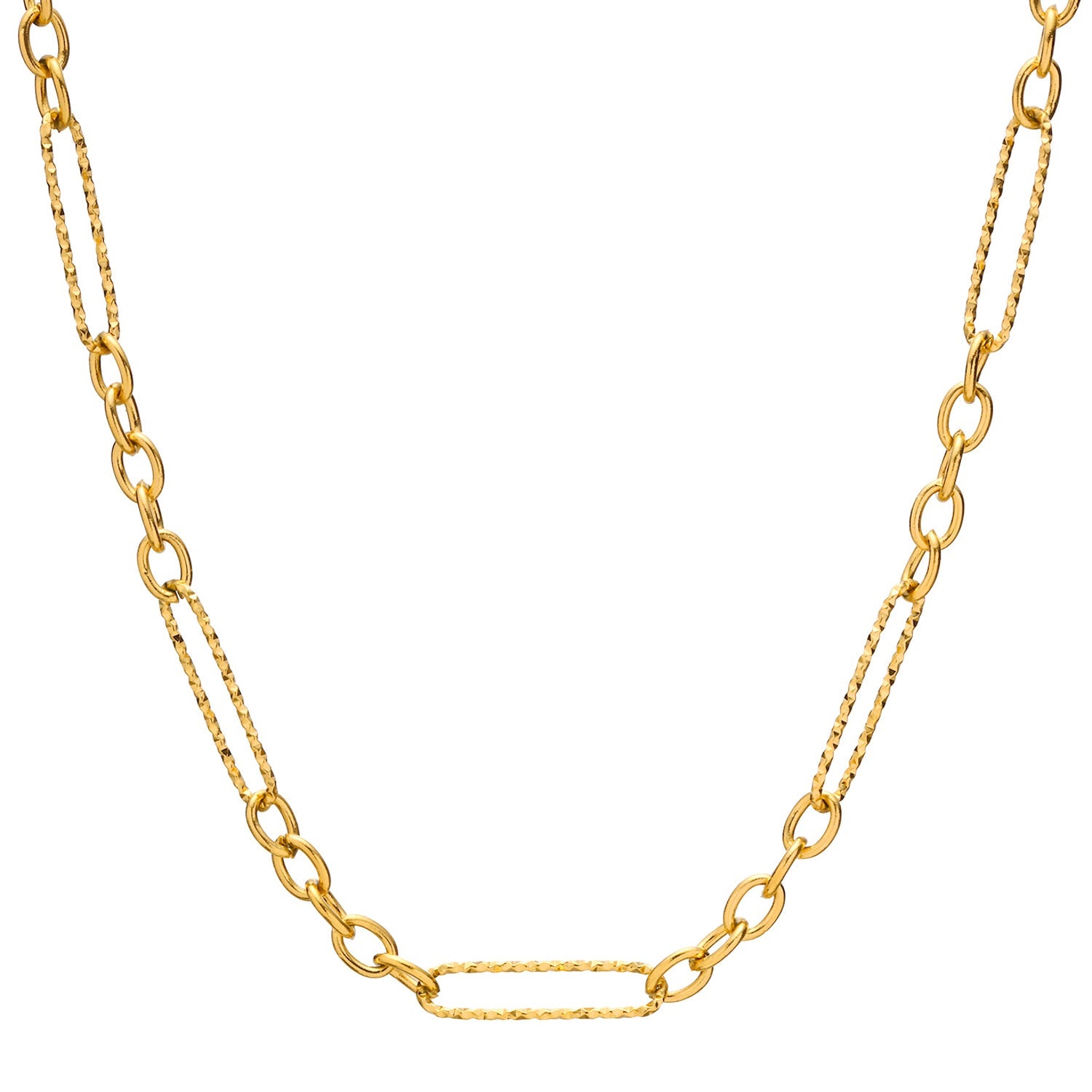 Gliederkette für Damen in Gold aus Edelstahl KARMA