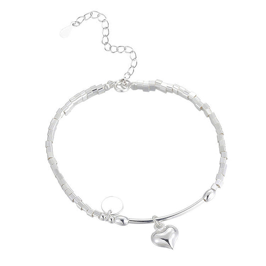 Damenarmband mit Herz aus Silber 925 KARMA