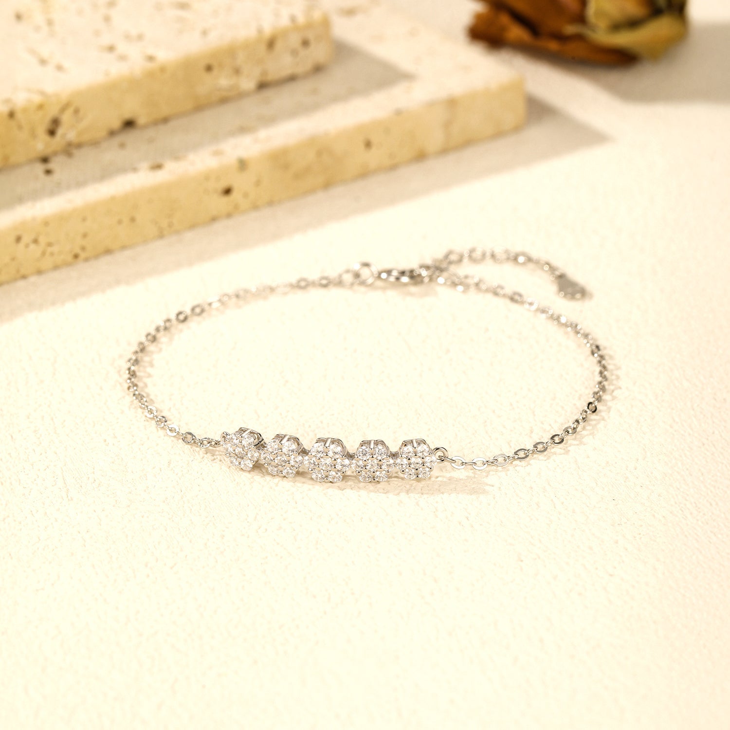 Damenarmband Zirkonia Silber 925 KARMA