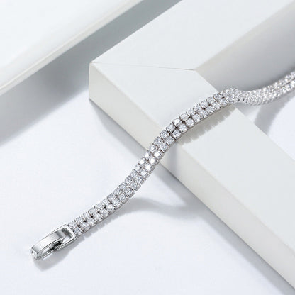 Damenarmband Silber 925 mit Zirkonia KARMA
