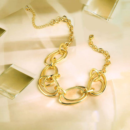 Halskette Gliederkette groß gold KARMA