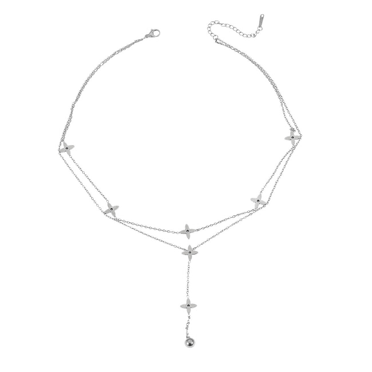 Layeringkette Sterne Silber oder Gold KARMA