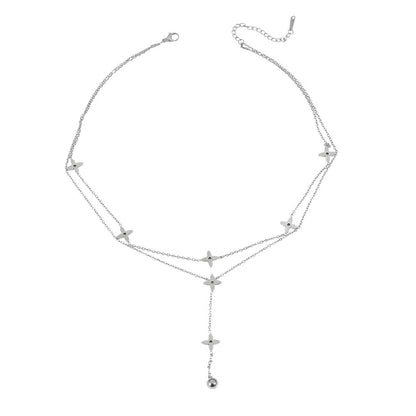 Layeringkette Sterne Silber oder Gold KARMA