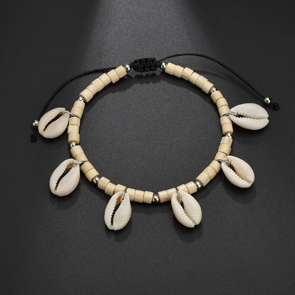 Fußkettchen Muscheln KARMA