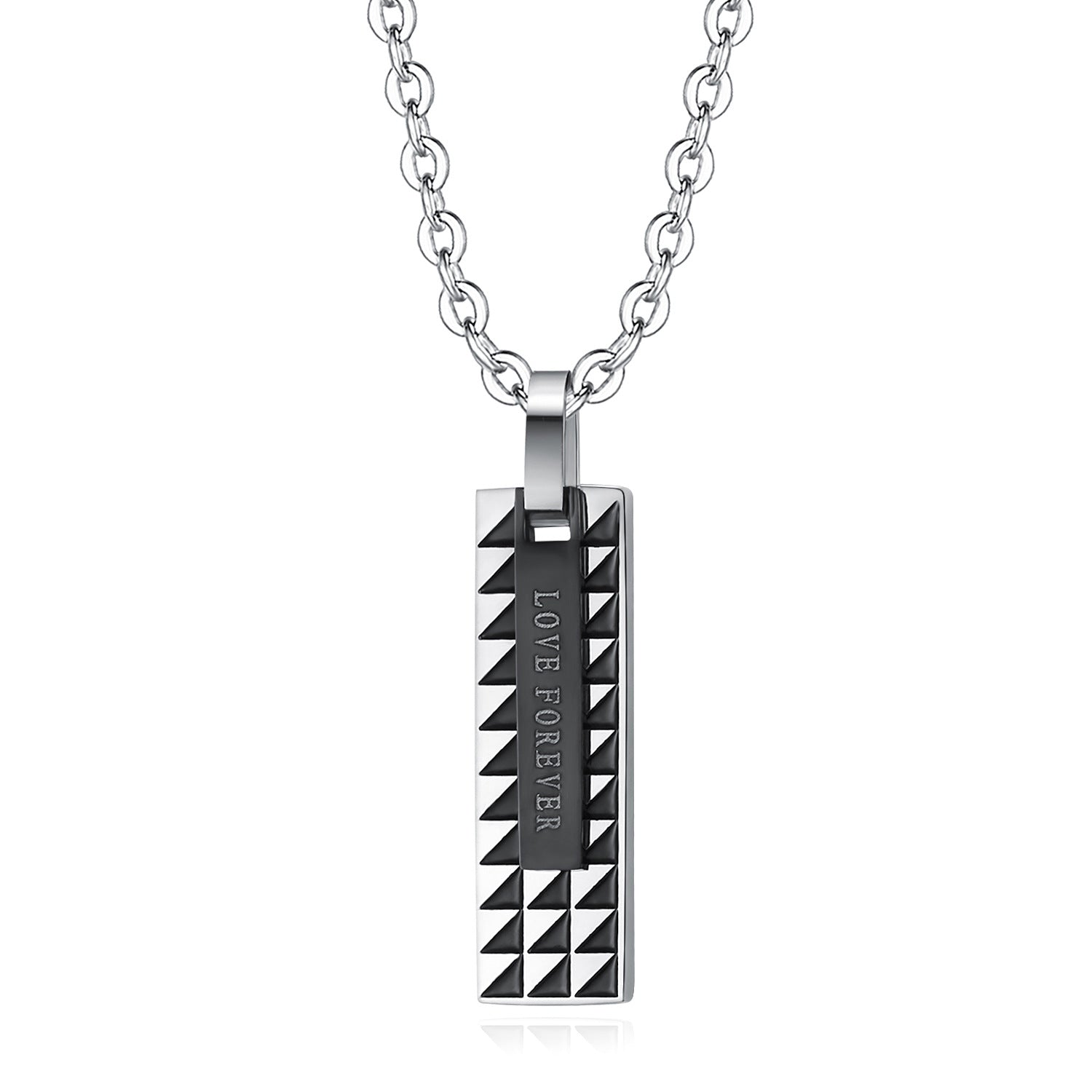 Partnerkette Silber Schwarz Gold Karma