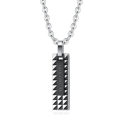 Partnerkette Silber Schwarz Gold Karma