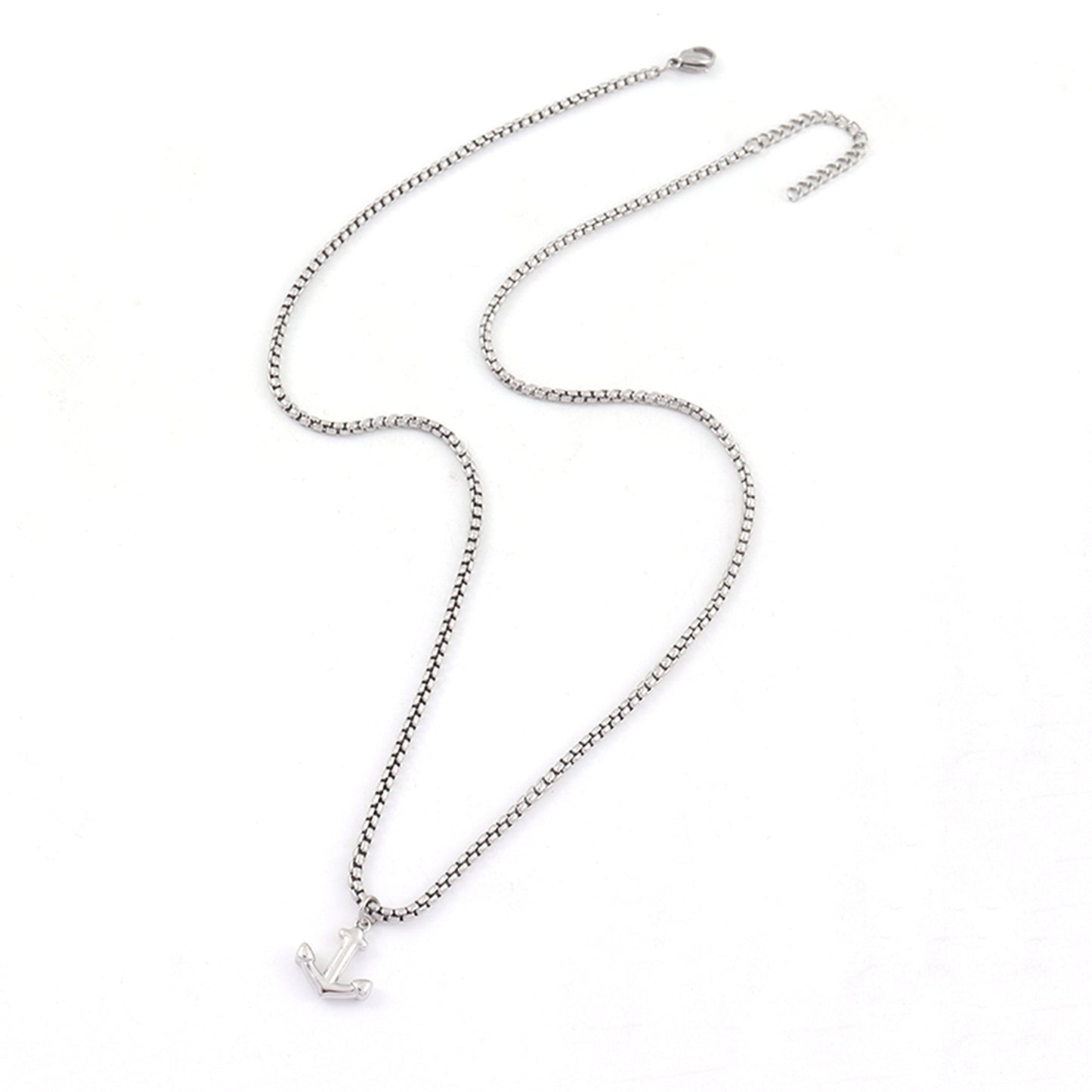 Halskette Anker Gold Damen Herren Edelstahl wasserfest hypoallergen Kette modern Karma